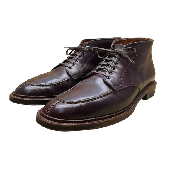 Alden Men’s Burgundy Leather Welt Moc Toe Lace-Up Chukka Boots Size 11.5 AA/B main image 4